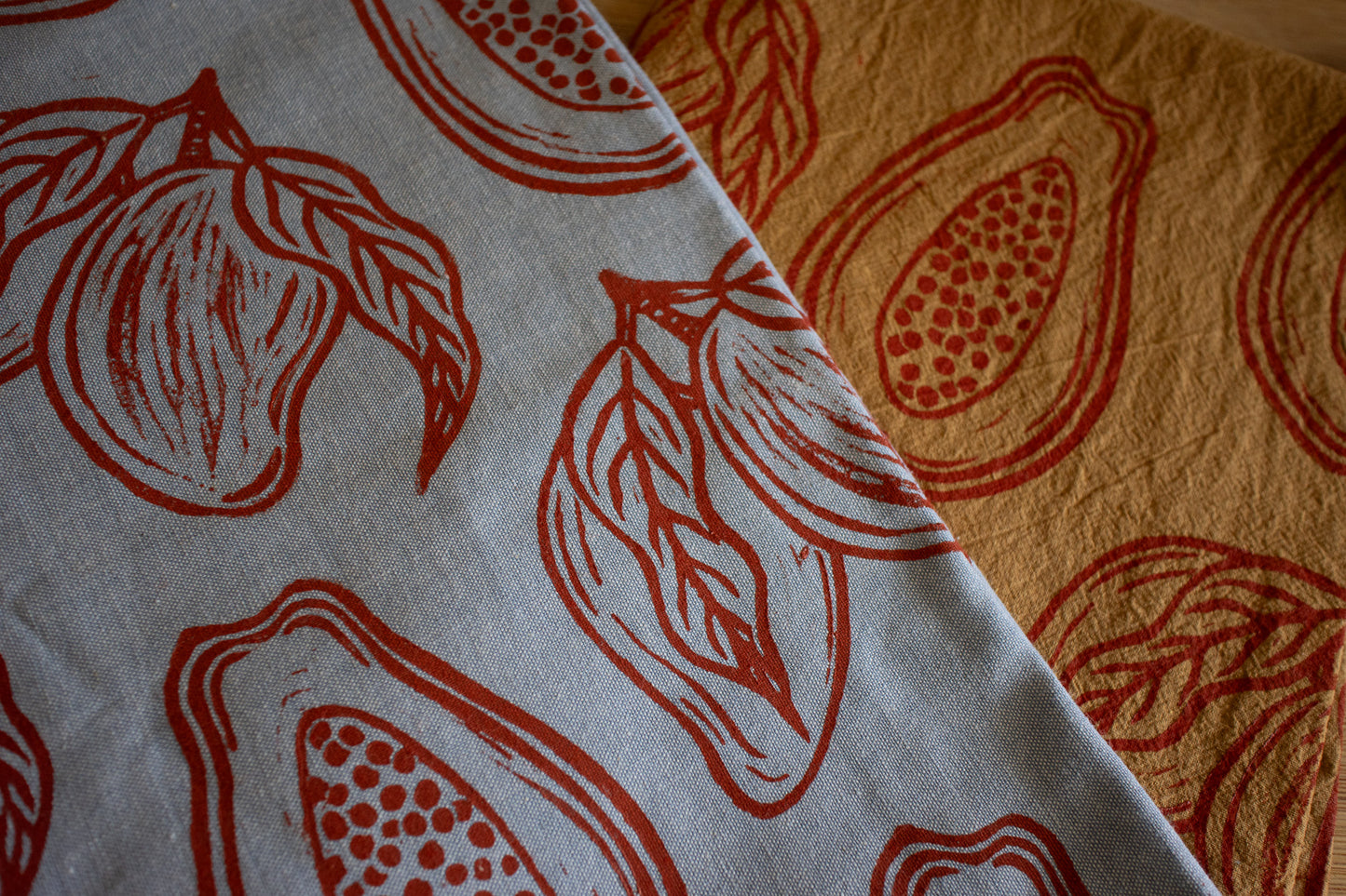 Mangos and Papayas Cotton Tea Towel