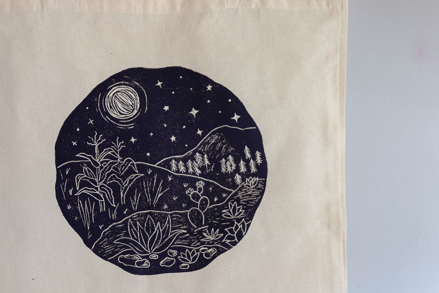 "De noche en Ixtaltepec" Organic Cotton Tote Bag