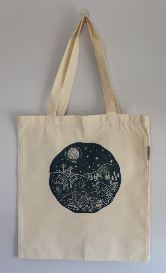 "De noche en Ixtaltepec" Organic Cotton Tote Bag